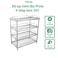 Kệ inox úp chén dĩa Prota 4 tầng lắp ráp
