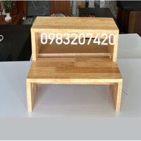 KỆ KÊ GÁC CHÂN LÀM NAIL GỖ CAO SU ,GỖ SỒI TỰ NHIÊN CHỐNG NƯỚC (hình thật )