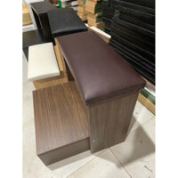 kệ kê gác chân làm Nail gỗ giá rẻ có thêm đệm gấp gọn