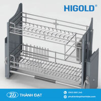 Kệ Kéo 2 Tầng Âm Tủ Di Động Inox 304 (A224-1 – 900mm) – Higold