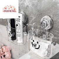 Kệ khăn mặt ERZAP, Khăn lau chén hút dung tích lớn treo tường, Khăn lau nhà tái chế chất thải màu trơn di động chống thấm nước Kệ phòng tắm Vanity