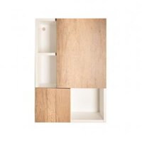 Kệ khăn tắm, mỹ phẩm gỗ hiện đại Calum