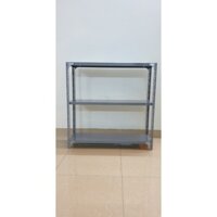 Kệ kho sắt v lỗ lắp ghép đựng đồ kích thước : Dài 60cm, Rộng 40cm, Cao 60cm, 80cm, 100cm gồm 3 tầng