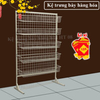 Kệ khung lưới treo hàng bim bim, bánh mỳ, mỳ tôm cho cửa hàng siêu chắc chắn, bền đẹp