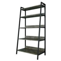 Kệ khung sắt hình thang 5 tầng gỗ cao su 45x85x160cm HDKKS003