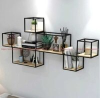 Kệ khung sắt treo tường để đồ dài 1.5m KKS20