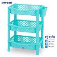 Kệ kiểu (kệ chén) nhựa DUY TÂN 3 ngăn (44 x 30 x 59 cm)