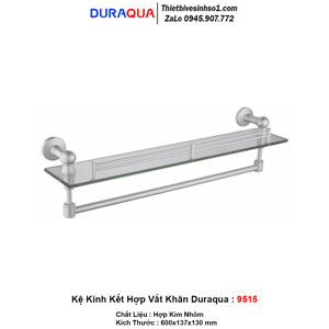 Kệ kính có vắt khăn mặt Duraqua 9515