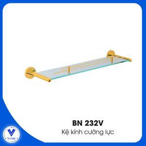 Kệ kính dưới gương mạ vàng BAO BN 232V