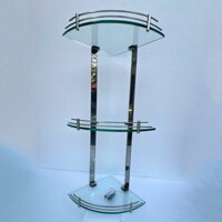 Kệ Kính Góc Cường Lực 3 Tầng Treo Tường KB-971