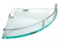 KỆ KÍNH GÓC NHÀ TẮM ĐỰNG XÀ BÔNG, DẦU GỘI 30CM