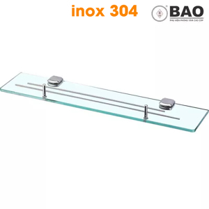 Kệ kính inox 304 cao cấp BAO BN900 57 x 12,5 x 5 cm