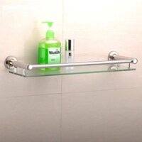 Kệ Kính INOX 304 Cao Cấp-Kệ Gương Phòng Tắm Không Lộ Vít-Chống Trầy Xước,Kính vỡ bên shop đảm bảo hoàn tiền hoặc đổi mới