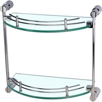 Kệ kính phòng tắm 2 tầng BAO BN400 INOX 304 &amp; Kính Cường Lực 8 Ly