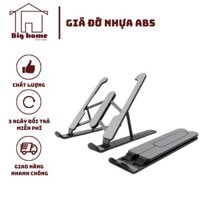 Kệ laptop macbook, giá đỡ laptop bằng nhựa abs cao cấp,tiện lợi, nhỏ gọn, chống trơn hiệu quả The big home