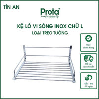 Kệ lò vi sóng inox 201 treo tường chữ L Prota