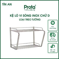 Kệ lò vi sóng inox chữ D treo tường cao cấp Prota loại lớn
