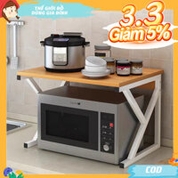 Kệ Lò Vi Sóng, Kệ Để Lò Nướng Giá Kệ Để Đồ Gia Vị Chân Chữ K, Kệ Gỗ Nhà Bếp Gỗ MDF Không Bám Bụi