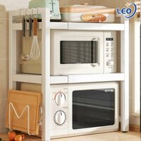 Kệ Lò Vi Sóng kích thước có thể điều Kệ Để Lò Vi Sóng 2/3 tầng inox Kệ Để Đồ Nhà Bếp Đen/Trắng