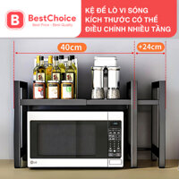 Kệ Lò Vi Sóng Kích Thước Có Thể Điều Chỉnh, Nhiều Tầng, Kệ Để Đồ Nhà Bếp Đa Năng