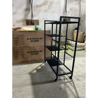 Kệ Lò Vi Sóng Rau Củ Nhà Bếp Chất Liệu Inox Sơn Tĩnh Điện Thiết Kế Hiện Đại Cao Cấp