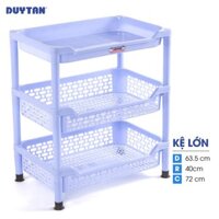 Kệ lớn nhựa DUY TÂN 3 ngăn không bánh xe (63.5 x 40 x 72 cm) - 46335 - Giao màu ngẫu nhiên