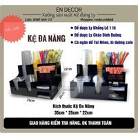 Kệ ly Đa Năng loại Mica Xịn CHỐNG THẤM- có NGĂN BÌ, đựng LY KHỔNG LỒ, cháo dinh dưỡng.