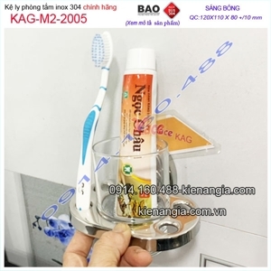 Kệ ly đơn gắn tường Bao M2-2005