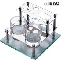 KỆ LY INOX BAO KL300