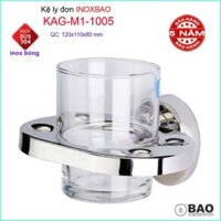 Kệ ly Inox SUS304 KAG-M1-1005, giá ly bàn chải đánh răng SUS304 cao cấp siêu bền thiết kế tuyệt đẹp tiện dụng