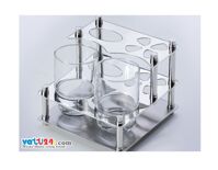 Kệ ly và bàn chải inox BẢO KL-300A