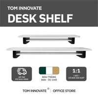 Kê Màn Hình Gỗ Mdf Trắng, Kệ Để Laptop Đa Năng Trang Trí Dễ Dàng Tháo Lắp Decor Góc Và Bàn Làm Việc