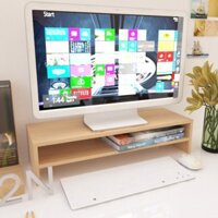 Kệ màn hình máy tính, laptop 2 tầng 50*20cm