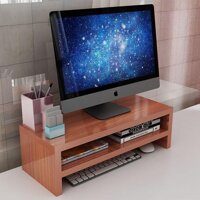 Kệ, Màn Máy Tính - 2 tầng vàng nhạt