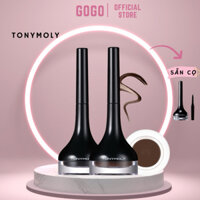 Kẻ mắt dạng gel Tonymoly Gel Eyeliner kèm cọ cao cấp chuyên dùng cho makeup mau khô chống thấm nước