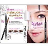 Kẻ Mắt & Kẻ Chân Mày Mistine Super Black Eye-Brow Multi Liner