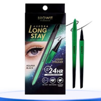 Kẻ mắt nước Browit by Nongchat Aurora Long Stay Eyeliner Super Black 0.5g