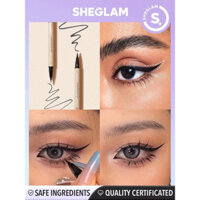 Kẻ mắt nước hai đầu màu đen SHEGLAM Multi-Tasker Line & Detail Eyeliner Pen.