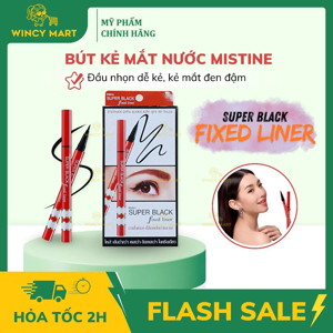 Kẻ mắt nước Mistine Super Black