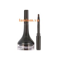 Kẻ Mắt Tonymoly Kèm Cọ Màu Nâu Gel Eyeliner 02 Brown - Cọ Kẻ Mắt Nước Tonymoly Màu Nâu Brown