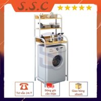 Kệ máy giặt 2 3 tầng cửa trước chất liệu cao cấp, kệ để đồ trên máy giặt nhà tắm thông minh tiện lợi