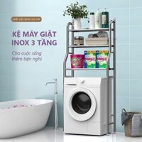 Kệ máy giặt Inox 3 tầng cao cấp để đồ tiện lợi