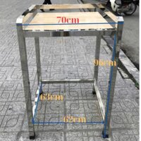 Kệ máy giặt máy sấy inox 2 tầng