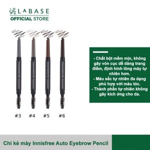 Kẻ mày Innisfree Auto Eyebrow Pencil Black
