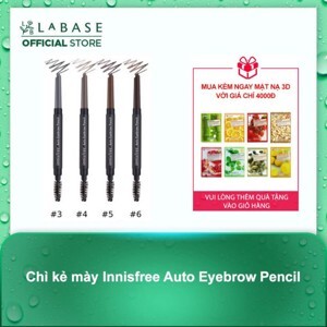 Kẻ mày Innisfree Auto Eyebrow Pencil Black