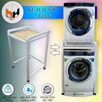 Kệ máy sấy, máy giặt 2 tầng chất liệu sắt sơn tĩnh điện, siêu dày chịu tải 300kg