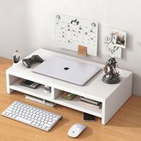 Kệ máy tính laptop để bàn trắng nhỏ gọn - GA25