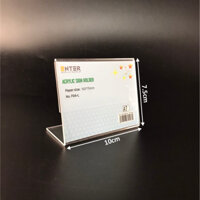 Kệ mica 1 mặt Enter F04-L 100x75mm A7 ngang