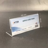 Kệ mica chức vụ 1 mặt Enter A01 180x65mm