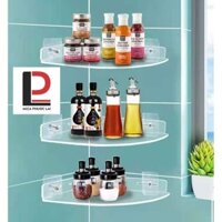 Kệ mica tam giác treo góc tường/ Giá đỡ acrylic cao cấp/ mica cao cấp sang trọng